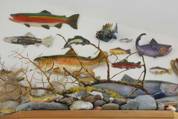 OR, Portland Fish displayed on wall of home